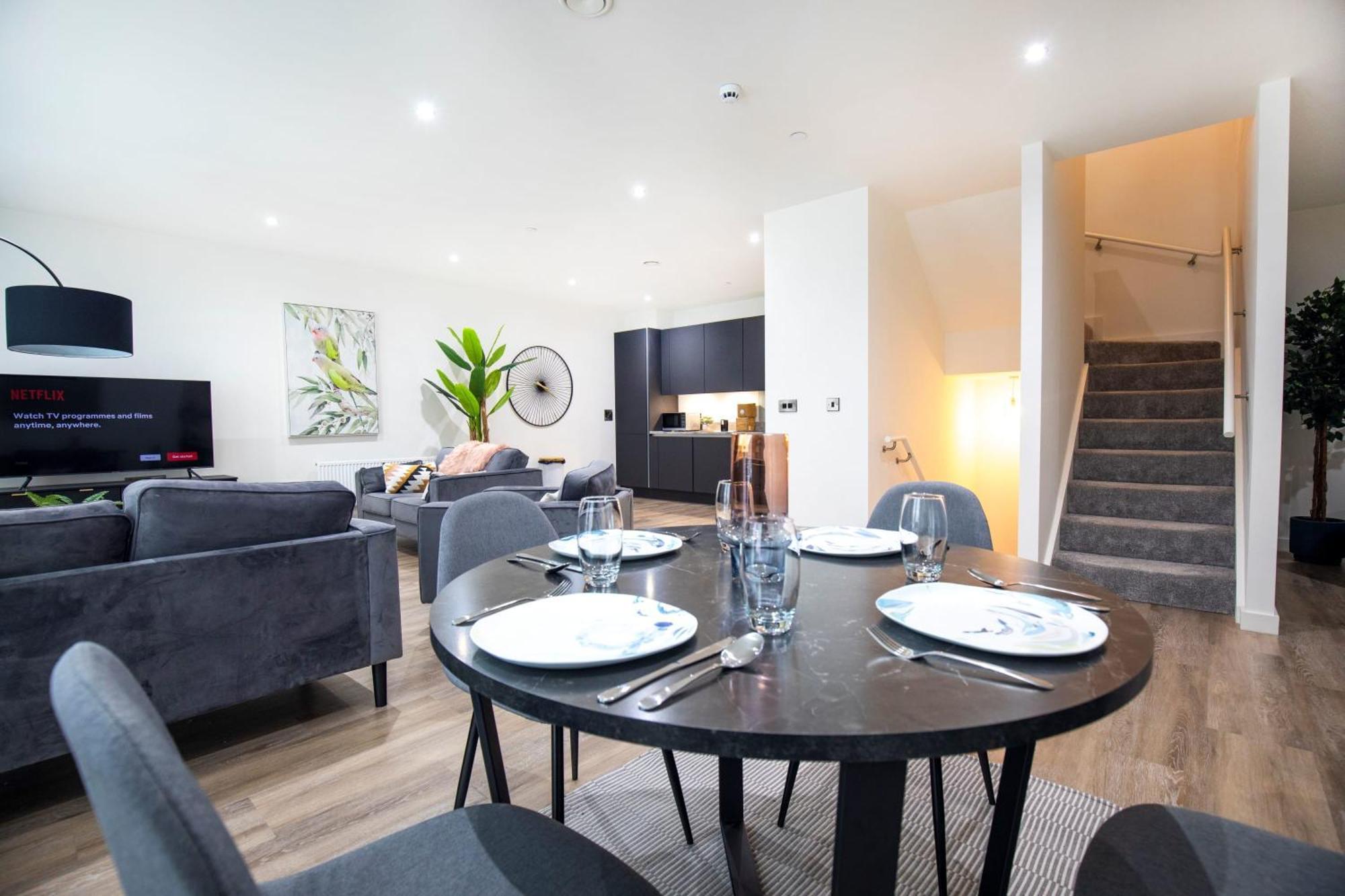 Luxury Free Parking Townhouse Villa Manchester Kültér fotó